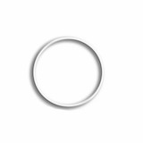Drátěný kruh na lapač snů MEYCO 12 cm - bílý