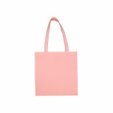 Bavlněná taška s dlouhým uchem, barva čajově růžová