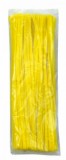 Chlupaté modelovací drátky 30 cm (100 ks), průměr 7 mm - žluté