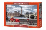 Puzzle 500 dílků - Výlet po Londýně (medvěd v červeném)