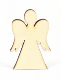 Dřevěný výřez anděl 7 (1 ks), 5,7 x 4 cm