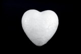 Polystyrénové srdce bucľaté 5 cm (1 ks)