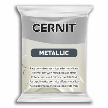 CERNIT metallic stříbro  56 g (080)