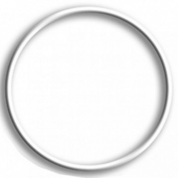 Drôtený kruh na lapač snov Rayher 50 cm - biely
