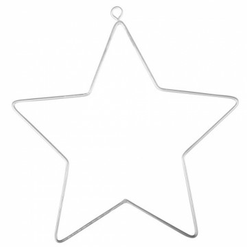 Drátěný základ pro dekorace - hvězda velká 11,5 x 12,5 cm (2 ks)