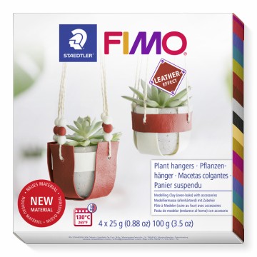 FIMO leather sada - Květináč